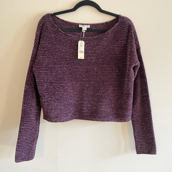 Garage Sweaters - Garage Boxy Cropped Sweater